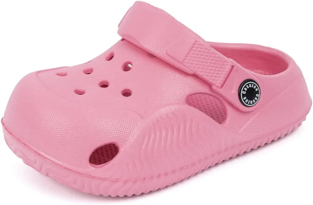 Toddler Cute Garden Clogs Boys Girls Slip On Shoes Summer Lightweight Outdoor Slides Sandals Infant Children Beach Pool Shoes (Toddler/Little Kids)