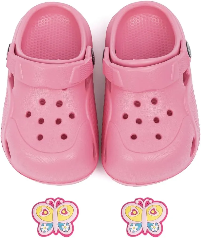 Toddler Cute Garden Clogs Boys Girls Slip On Shoes Summer Lightweight Outdoor Slides Sandals Infant Children Beach Pool Shoes (Toddler/Little Kids)