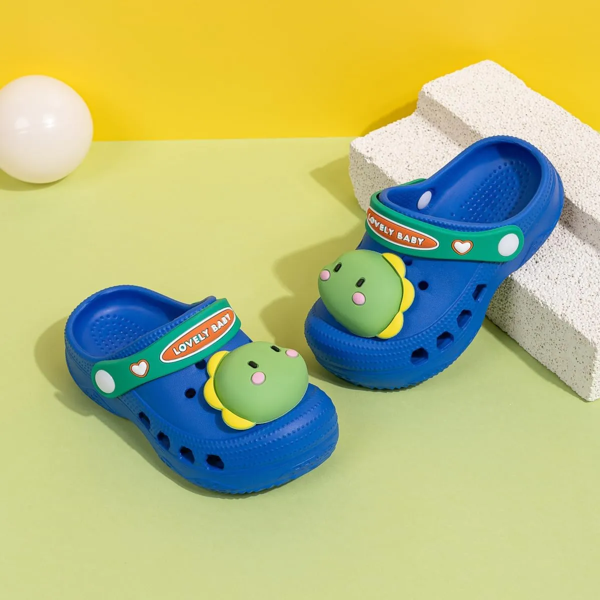 Toddler Kids Boys Girls Cute Garden Water Clogs Slip On Sandals Slides Lightweight Slipper Outdoor Summer Swimming Pool Infant Children Beach Pool Shoes