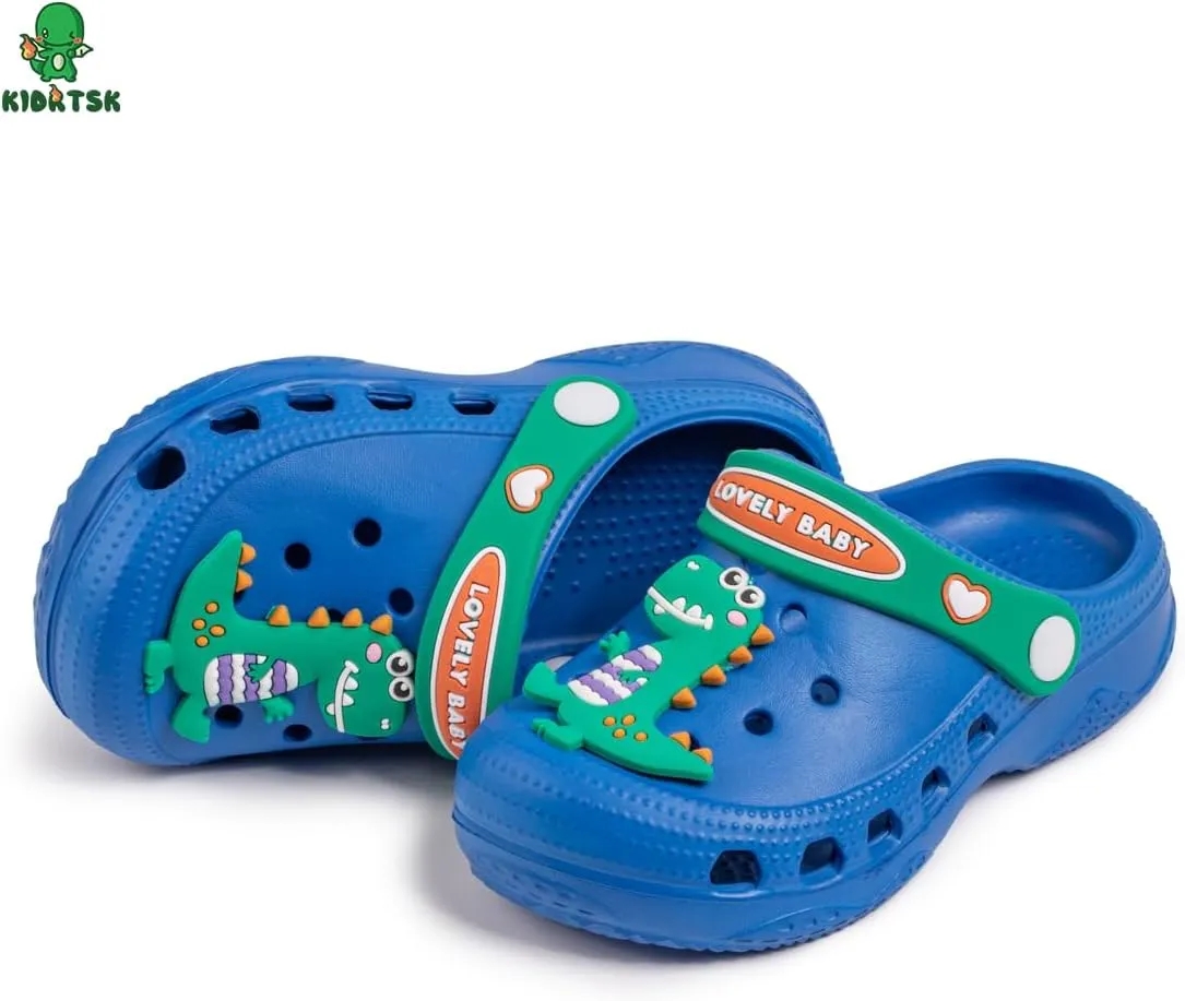 Toddler Kids Boys Girls Cute Garden Water Clogs Slip On Sandals Slides Lightweight Slipper Outdoor Summer Swimming Pool Infant Children Beach Pool Shoes