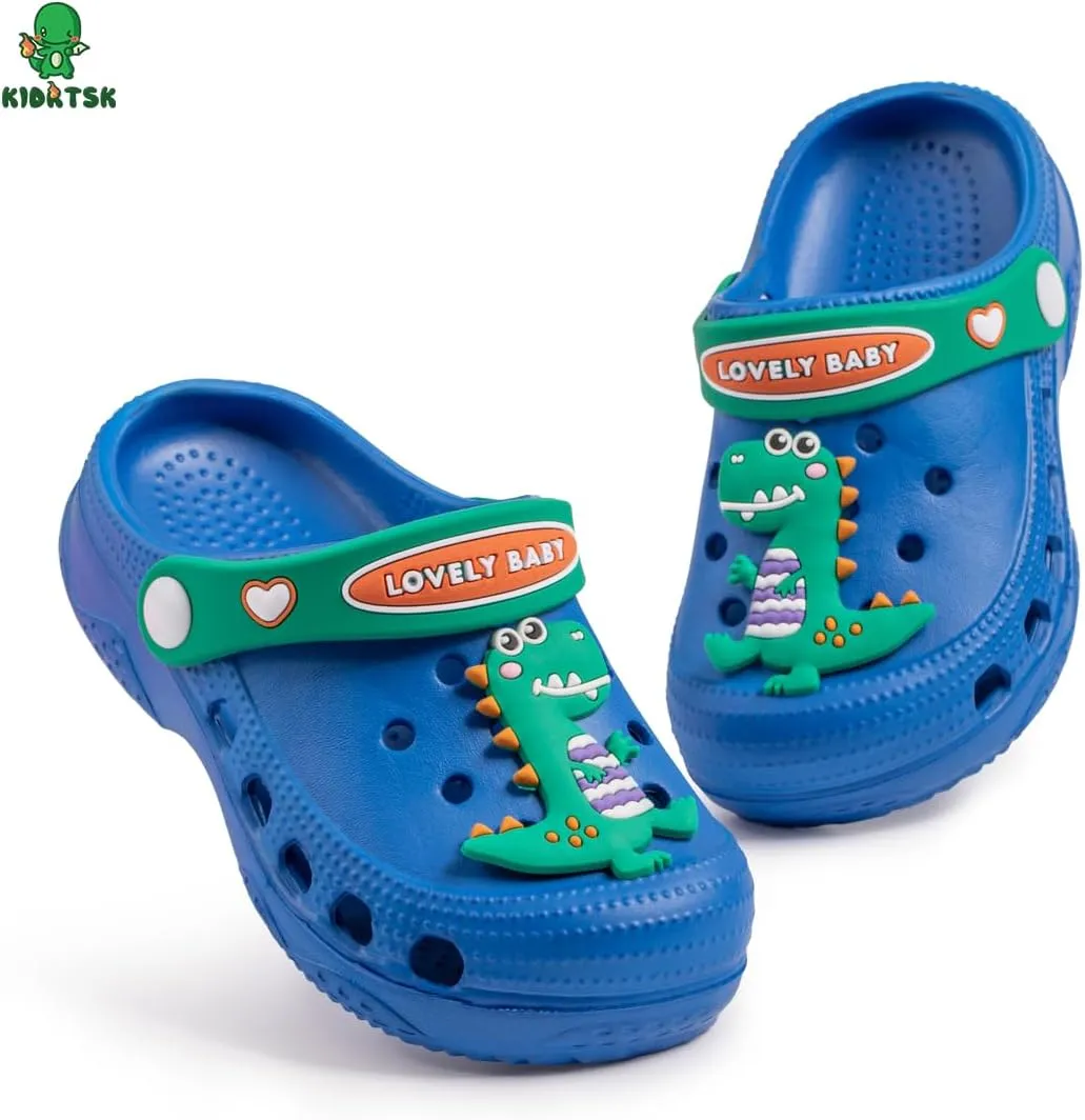 Toddler Kids Boys Girls Cute Garden Water Clogs Slip On Sandals Slides Lightweight Slipper Outdoor Summer Swimming Pool Infant Children Beach Pool Shoes