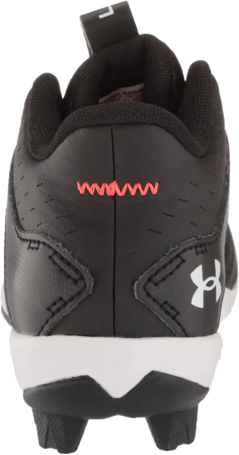 Under Armour Boys' Leadoff Mid Junior Rubber Molded Cleat Baseball Shoe