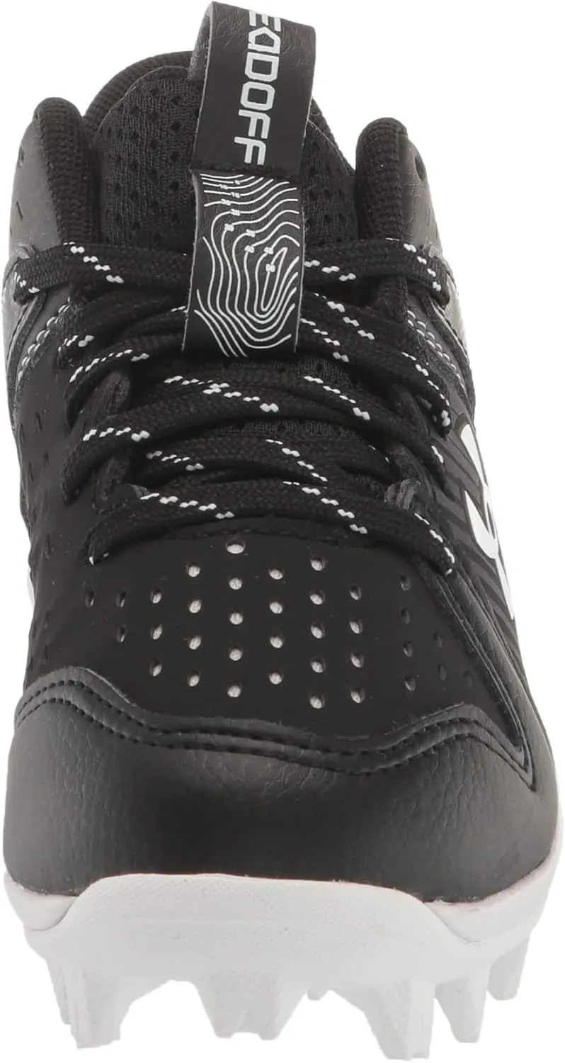 Under Armour Boys' Leadoff Mid Junior Rubber Molded Cleat Baseball Shoe