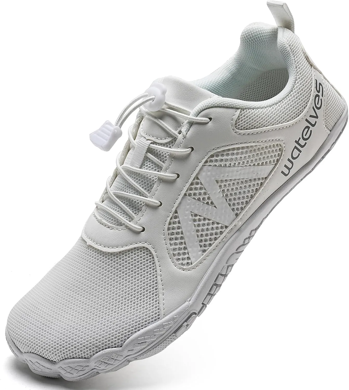 WateLves Barefoot Water Shoes for Women Men Wide Toe Quick-Dry Lightweight Mesh Breathable Aqua Shoes with Drainage Holes for Beach Swim Yoga Exercise Surf Pool Boat
