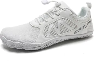 WateLves Barefoot Water Shoes for Women Men Wide Toe Quick-Dry Lightweight Mesh Breathable Aqua Shoes with Drainage Holes for Beach Swim Yoga Exercise Surf Pool Boat