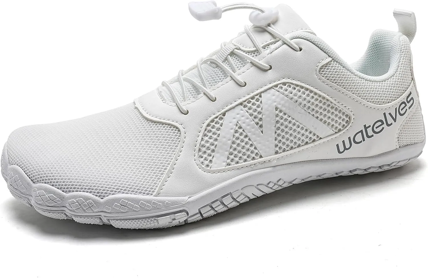 WateLves Barefoot Water Shoes for Women Men Wide Toe Quick-Dry Lightweight Mesh Breathable Aqua Shoes with Drainage Holes for Beach Swim Yoga Exercise Surf Pool Boat