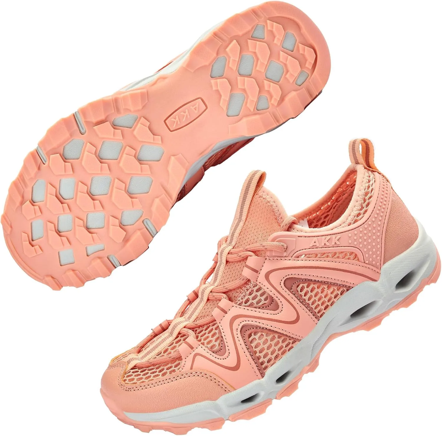 Womens Hiking Water Shoes - Multi-Purpose Quick Dry Sneakers Non Slip & Lightweight & Breathable for Outdoor Sport Travel Walking Tour Swim Beach