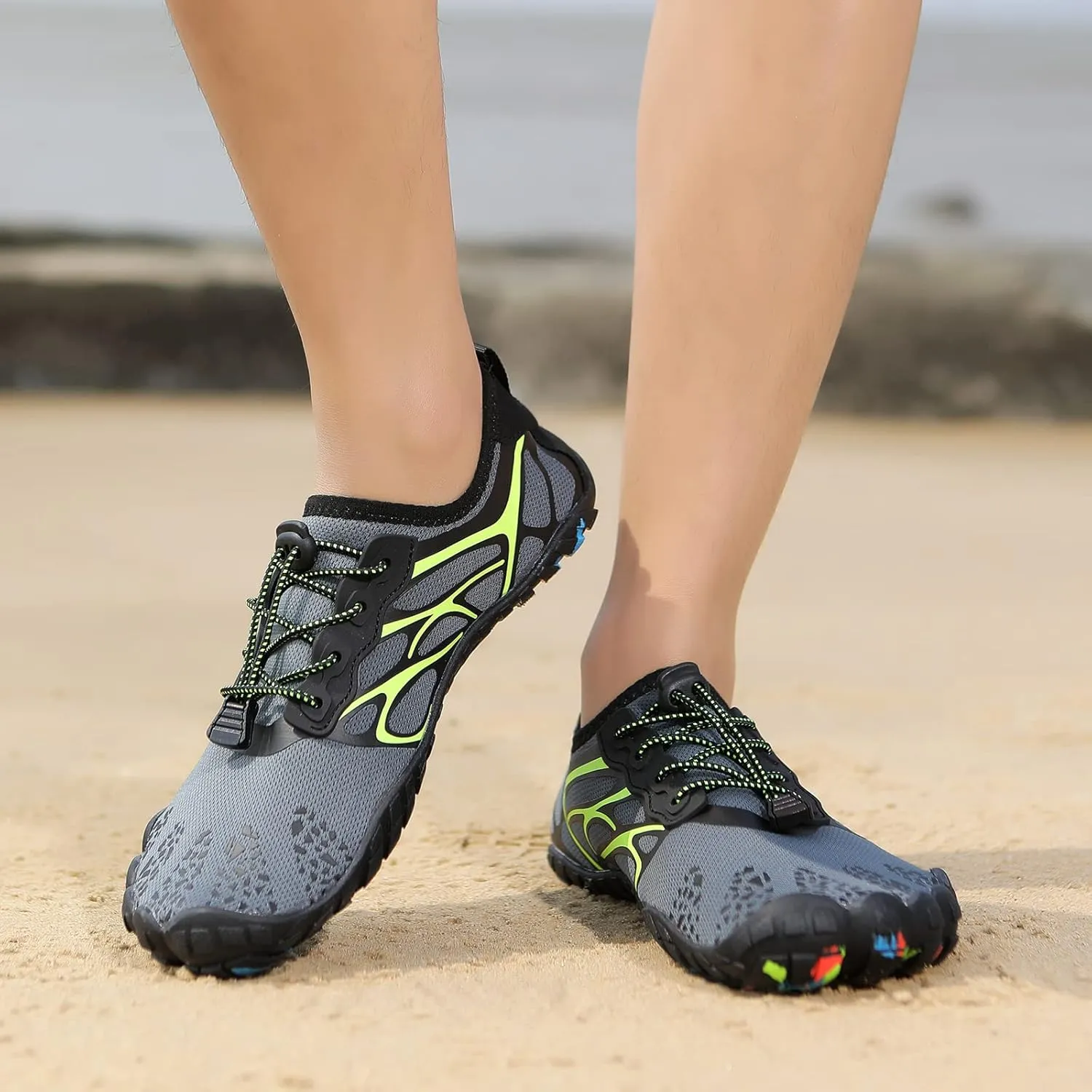 ziitop Water Shoes for Men Women Beach Barefoot Swim Rock Climbing Pool Shoes Socks, Anti-Slip Breathable Quick Dry Lightweight Slip-on, Outdoor Sport Hiking Walking Boating Fishing Diving Surfing