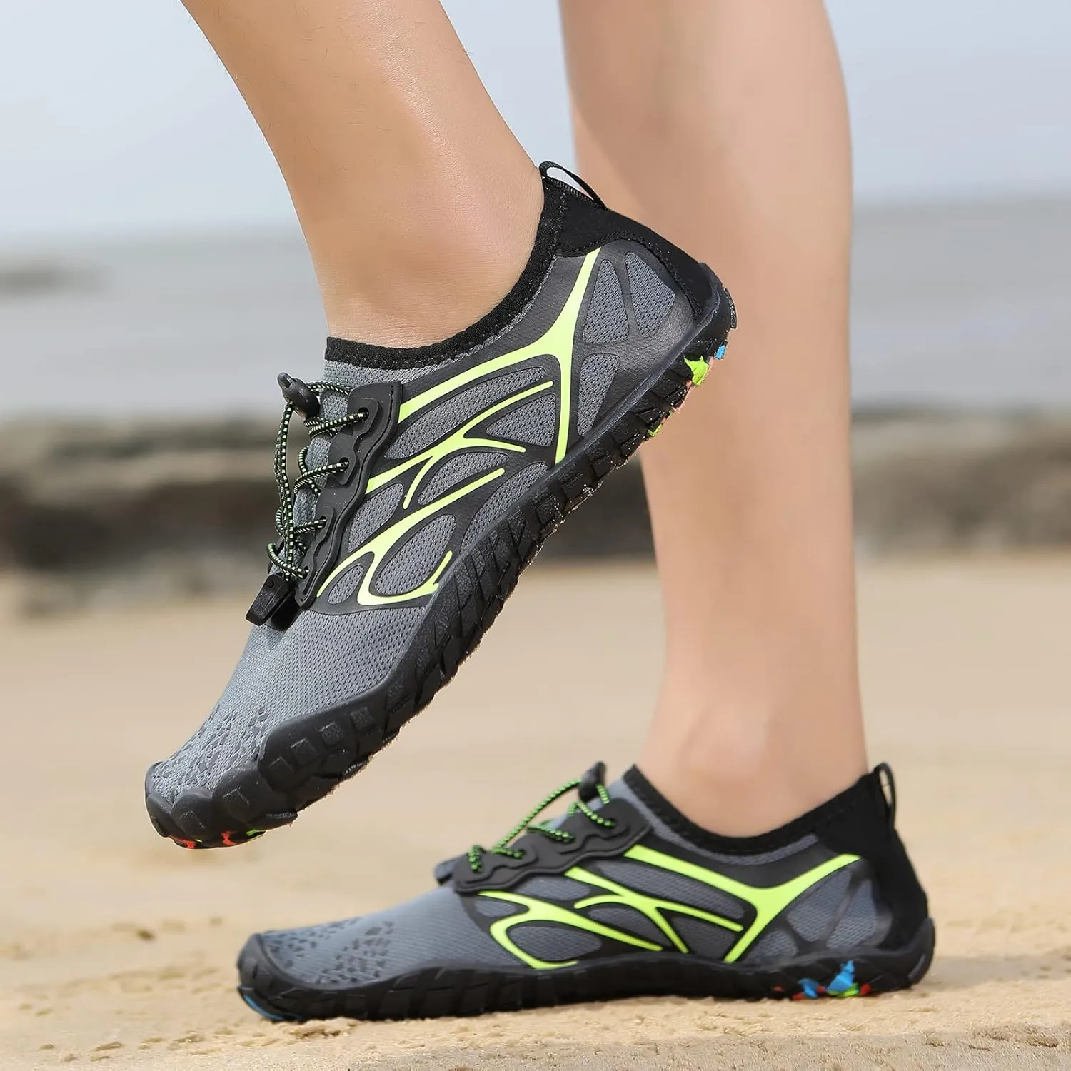 ziitop Water Shoes for Men Women Beach Barefoot Swim Rock Climbing Pool Shoes Socks, Anti-Slip Breathable Quick Dry Lightweight Slip-on, Outdoor Sport Hiking Walking Boating Fishing Diving Surfing